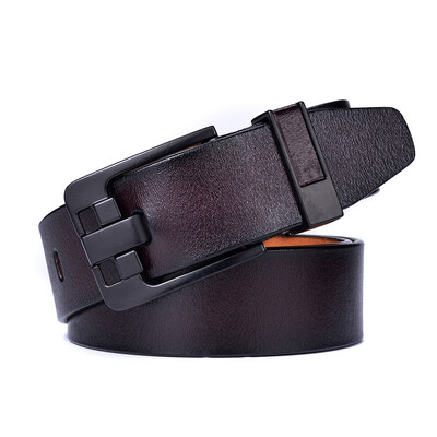 

Tmall brand OEM leather belt mens belt with layer of leather crocodile pattern without buckle belts