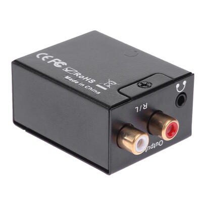 

Optical Coaxial Toslink Signal Digital to Analog Audio Decoder Converter