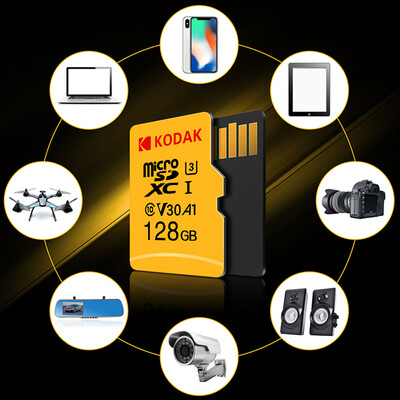 

Kodak Micro SD Card 512GB TF Card U3 A1 V30 Memory Card 100MBs Reading Speed 4K Video Record