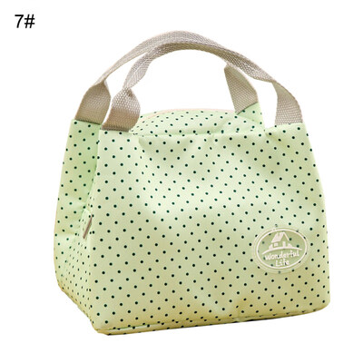 

Portable Handheld Cool Thermal Insulated Lunch Bento Bag Outdoor Storage Handbag