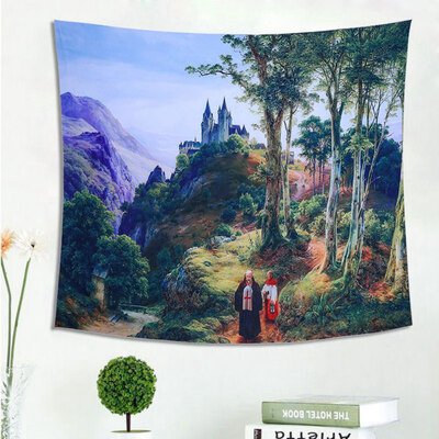 

Decorative tapestry Galaxy Hanging Wall Tapestry Hippie Retro Home Decor Yoga Beach Towel