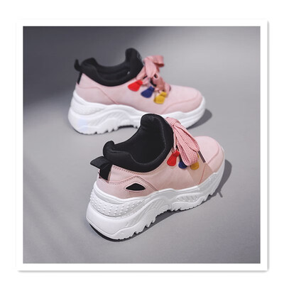 

Fashion net red running shoes 2018 autumn new net red Korean version of the tide wild thick bottom casual shoes