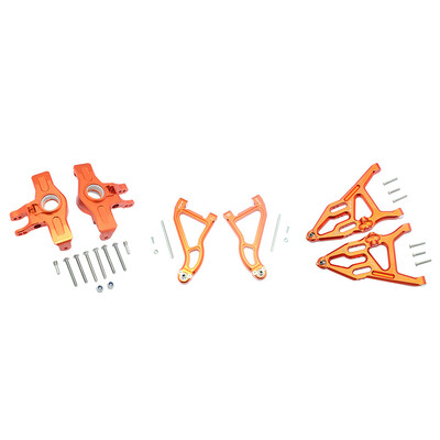 

Tailored Aluminum Front Upper&Lower ArmsKnuckle Arms Set For TRAXXAS 17 UDR RC Car