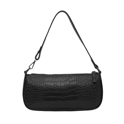 

Mini Solid Color Delicate Texture Shoulder Bag Faux Leather Crossbody Pouch
