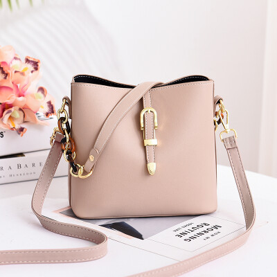 

Water-bucket bag womens summer fashion oblique-style bag simple-quality single-shoulder Korean-style single-shoulder Kore