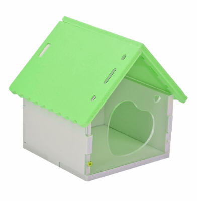 

Wooden Hamster Nest House Small Pet Animal Playing Cage Sleeping Bed Castle