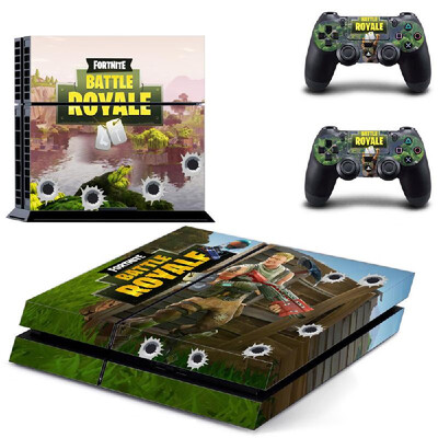 

Removable PS4 Skin Game Machine Accessories Stickers PVC Material No Air Bubbles Two Controllers Sticker