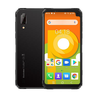 

Blackview BV6100 Android 90 SmartpPhone 3GB 16GB 688 Inch IP68 Waterproof Quad Core Cellphone 5580mAh NFC - EU Plug