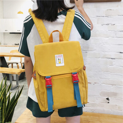 

Japanese schoolbag Korean version high school ins Fengyuan ulzzang backpack female double shoulder bag female junior high school s