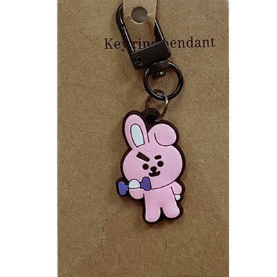 

CAR-TOBBY Kpop BTS Keychain TATA KOYA Pendant Keyring Key Chain Bag Hang in Tracked