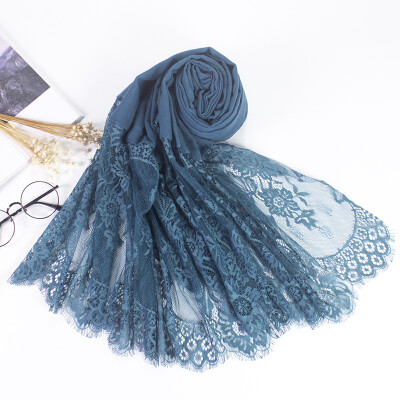 

Autumn&winter retro wild Korean scarf cotton&linen lace 2017 autumn&winter scarf Yiwu factory wholesale