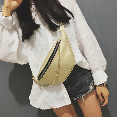 

Tailored Fashion Neutral Sport Leather Beach Bag Chain Messenger Crossbody Bag Chest Bag