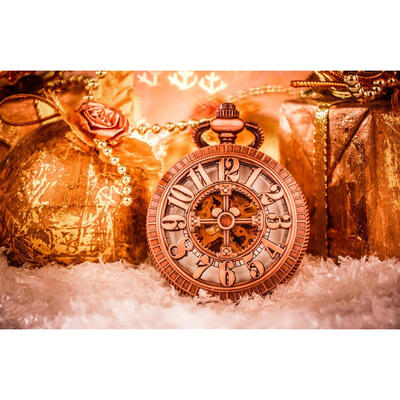 

5D DIY Full Drill Diamond Painting Retro Clock Cross Stitch Embroidery Kit