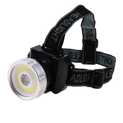 

Waterproof Super Bright COB LED Headlamp 2 Mode Head Light Lamp Flashlight