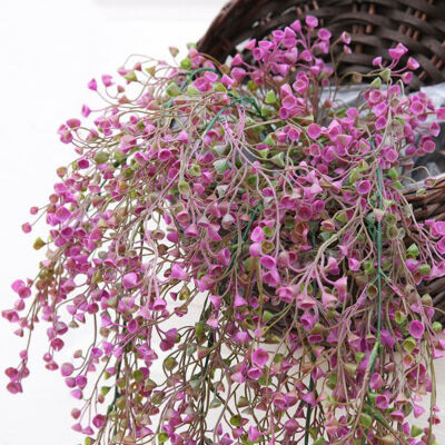 

Artificial Fake Silk Flower Vine Hanging Garland Plant Home Garden Decor Bu HOT