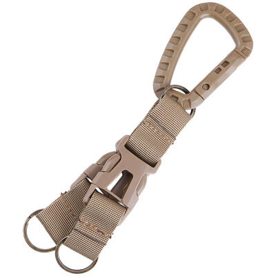 

Carabiner Nylon Tactical Backpack Belt Buckle Webbing Hook Outdoor Tool