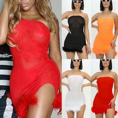 

Bandage Bodycon Evening Party Cocktail Short Mini Dress Summer Women Sleeveless