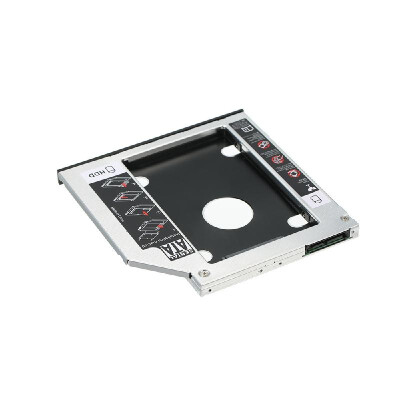 

Hard Drive Caddy Tray SATA 2nd HDD SSD Caddy Case for 127mm Universal CDDVD-ROM