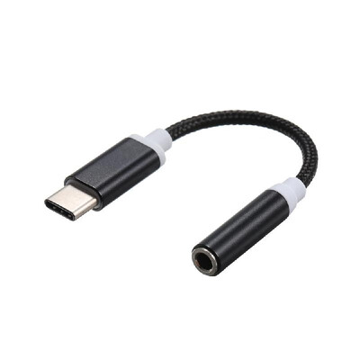 

Type-C to Jack 35mm AUX Audio Cable Converter Adapter USB-C Male to 35mm Headphones Female Jack for Xiaomi Samsung Huawei