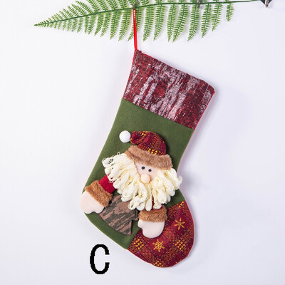 

Tailored Christmas Stockings Mini Socks Santa Candy Gift Bag Christmas Tree Decorations