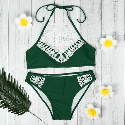 

Roseonmyhand Women Sandy Beach Bra Bra Sexy Bikini Swimsuit Set Beach Swimwear