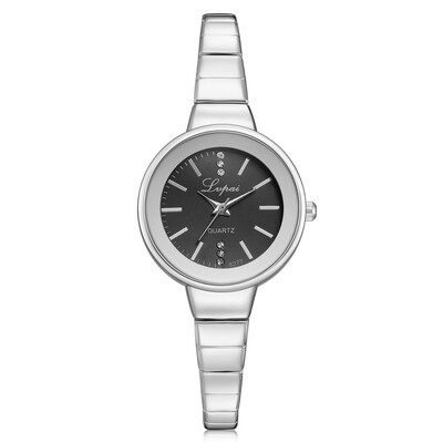 

High Quality Womens Watches Rose Gold Dial Ladies Luxury Quartz Wristwatch Alloy Bracelet Simple Clock Dress Bayan Saat