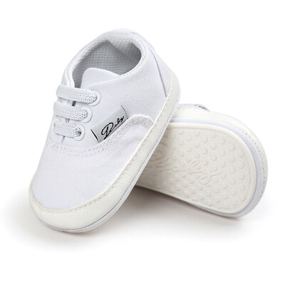 

Baby Boys Girls Shoes Canvas Toddler Sneakers Anti-Slip Infant First Walkers 0-18 Months