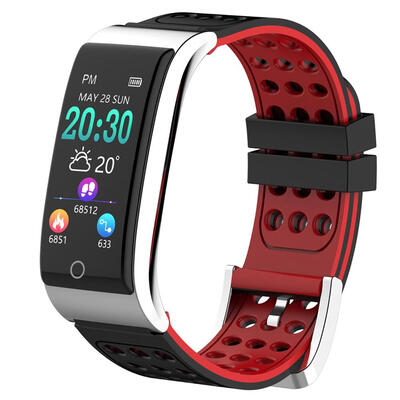 

E08 ECG PPG Heart Rate Monitor Fitness Tracker IP67 Waterproof Smart Watch
