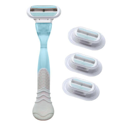 

5pcs Beauty Female Safety Razor Blade Shaving 3 Layer Blades Shaver Razor