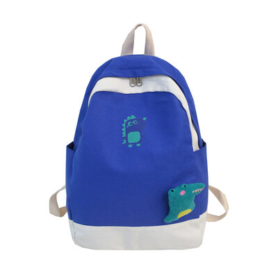 

Ins schoolbag Girl Korean version Senior High School Students Japanese Mori canvas Japanese shoulder bag girl funny ugly Backpack