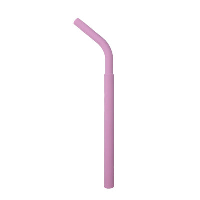 

Gobestart Color Practical Reusable Washable Food Grade Silicone Drinking Bent Straw