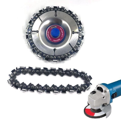 

4 Inch Grinding Chain Plate Woodworking Chain Plate Wood Carving Disc For 100115mm Grinder Power Tool Accessories Grinder Saw Dis