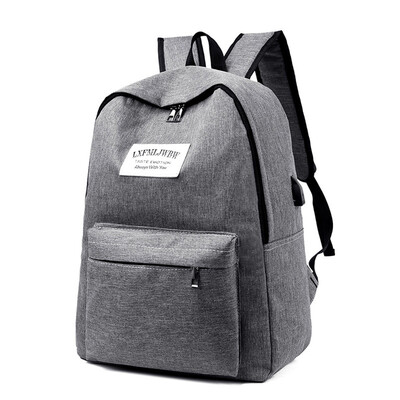 

Tailored Fashion Neutral Large Capacity Outdoor Student Bag Shoulder Bag With USB Socket