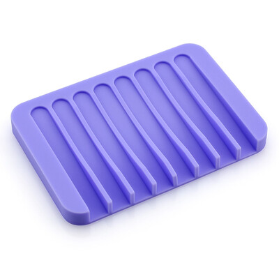 

Flexible Bathroom Silicone Soap Dish Storage Holder Soapbox Plate Tray Drain Box Soap Dishes Dish Holder Stand Saver Tray Case