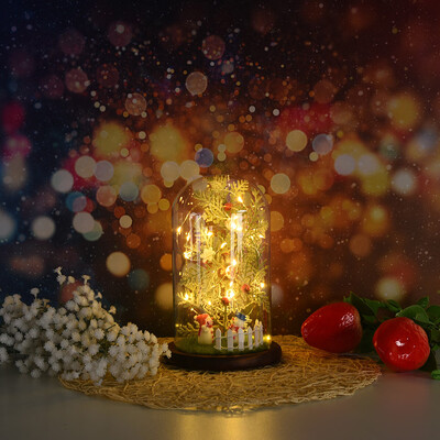 

Siaonvr Romantic Immortal Wire Lamp Christmas Micro Landscape Decoration