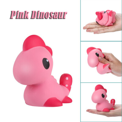 

Gotoamei Squeeze Stress Reliever Cute Pink Dinosaur Cream Scented Slow Rising Toys Gifts