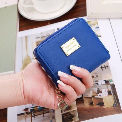 

Maison Fabre Leather Wallet Women Small Card Holder Zip Coin Purse Clutch Leather Handbag Women Dropshipping 2019