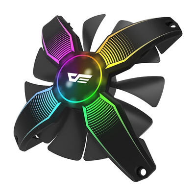 

darkFlash Talon Frameless Gaming System Fan 120mm 12cm Case Cooling Fan High Airflow for PC Cases CPU Coolers Radiators System