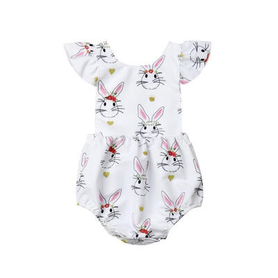 

Cute Newborn Infant Baby Girls Bunny Romper Jumpsuit Bodysuit Outfits Clothes