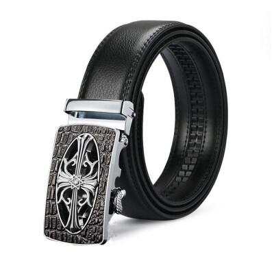 

Designer belts for Men Metal Automatic Buckle Split Leather Waist belt for luxury fashion cowhide mens belt Novelty 35cm zp090