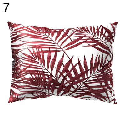 

Sun Flower Circle Leaf Pillow Case Cushion Cover Sofa Bed Car Cafe Office Decor