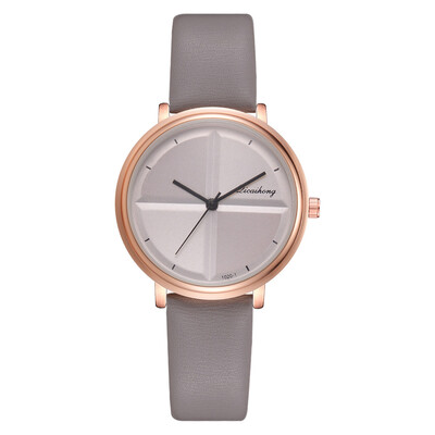 

Creative Clock Minimalist Ladies Dress Womens Quartz Simple Leather Strap WristWatches Female Bracelets relogio feminino &Ff
