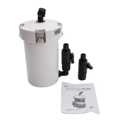 

Ktaxon New HW-602 Aquarium External Canister Filter Cotton 400Lhr106GPH