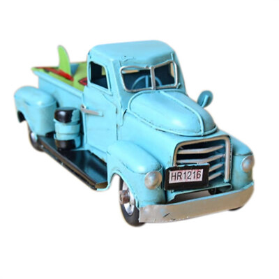 

〖Follure〗Vintage Red Metal Truck Christmas Ornament Kids Xmas Gifts Toy Table Top Decor