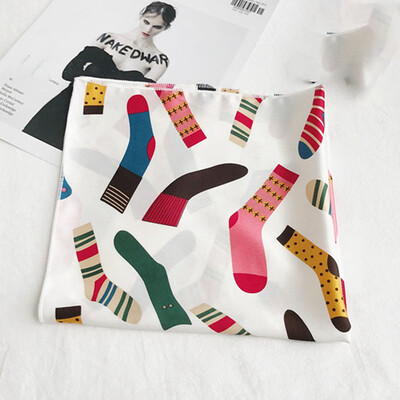 

New Silk Scarf Head Scarf MsProfessional Variety Decorative Print Scarf For Daily Decoration Business Party