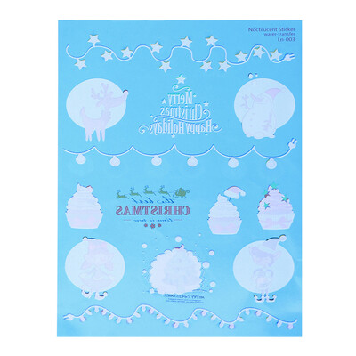 

〖Follure〗Christmas Luminous Glowing Temporary Tattoo Stickers Waterproof Party Favor