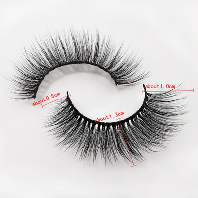 

7 Pairs Black Long Sparse Cross False Eyelashes Fake Eye Lashes Extensions Makeup Tools for stage