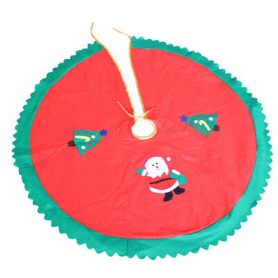 

Christmas Tree Skirt Snowman Santa Claus Christmas Decoration Holiday Supply