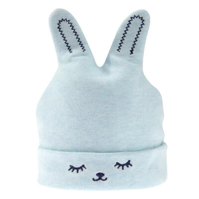 

New Baby Hats Long Rabbit Ears Infant Cotton Caps Autumn Winter Warm Caps