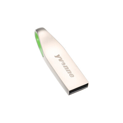 

yvonne Metal USB Flash Drive Pen Drive 64G Memory Stick Pendrives Gift